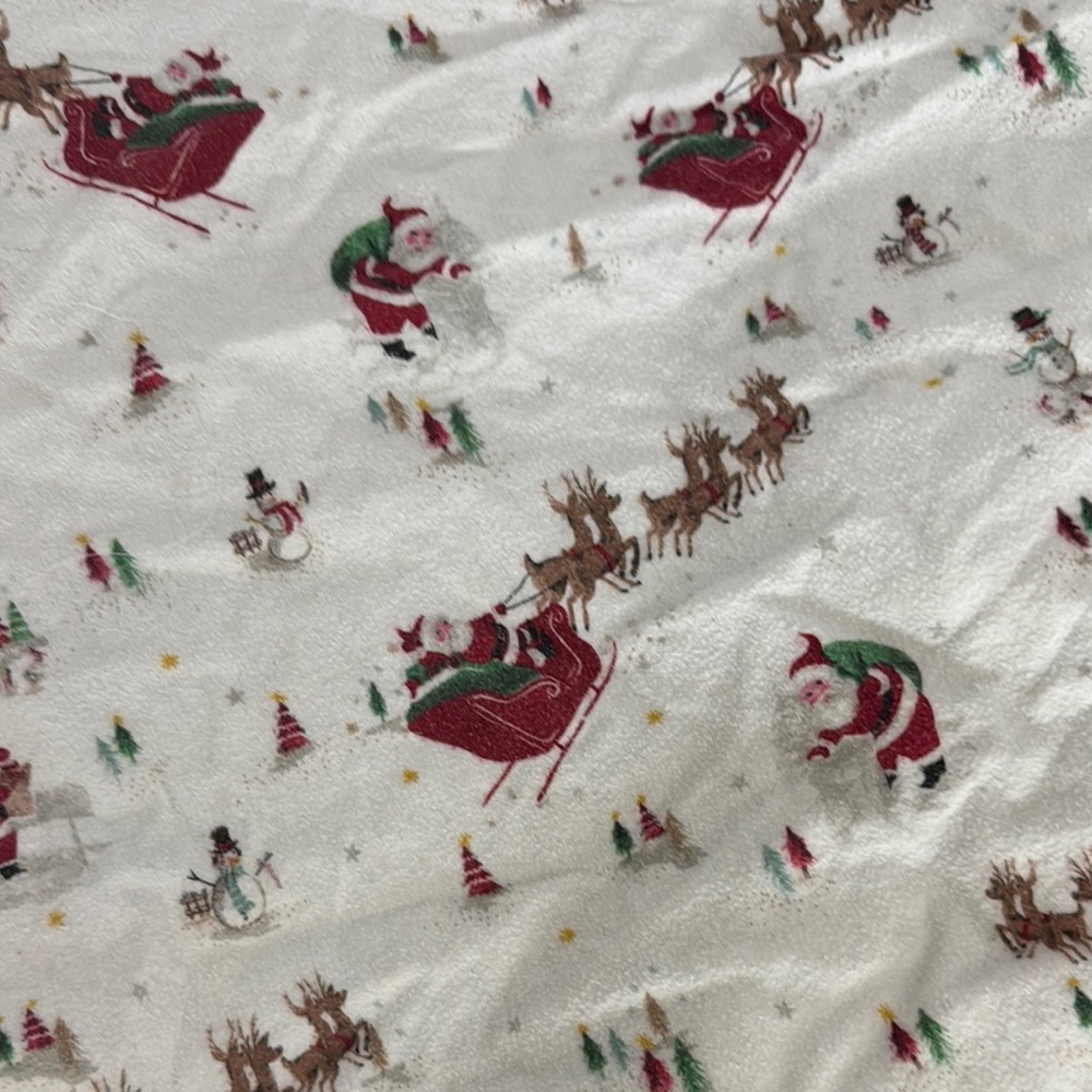 Pottery Barn Kids Christmas Fitted Crib Sheet